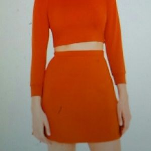 Red American Apparel Hyperion Skirt XS